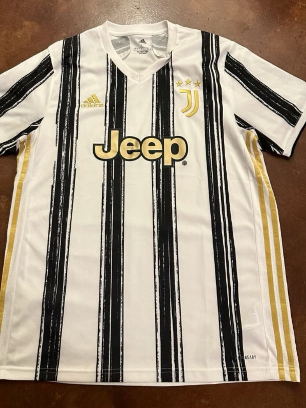 Adidas Juventus 2020-2021 Home Jersey Mens Large